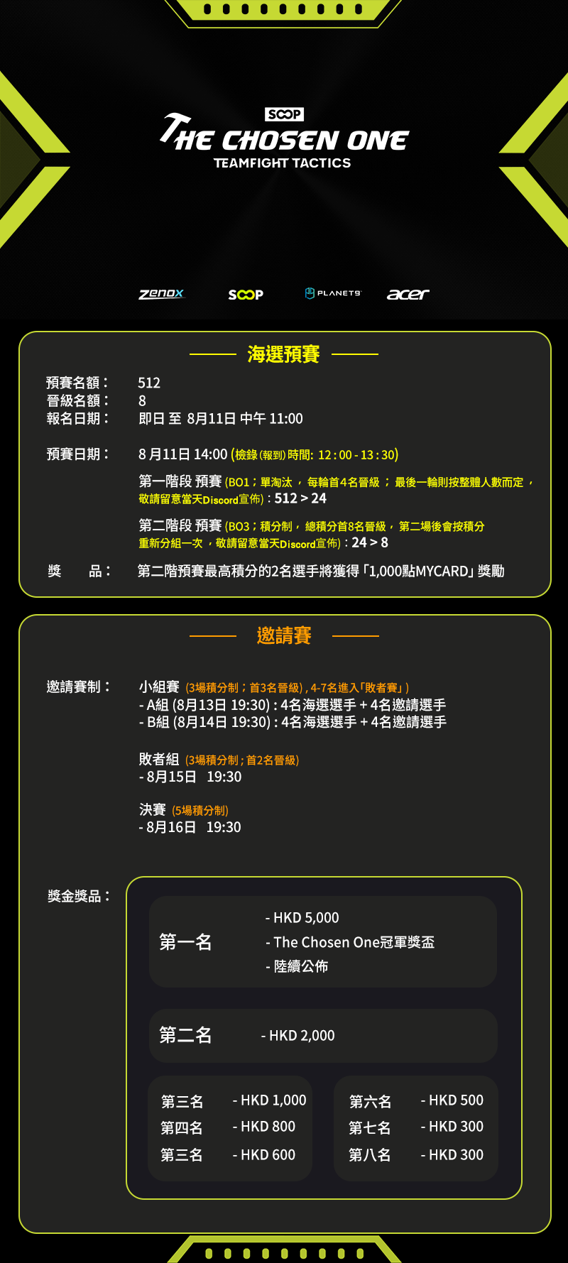 香港聯盟戰棋官方頻道- SOOP